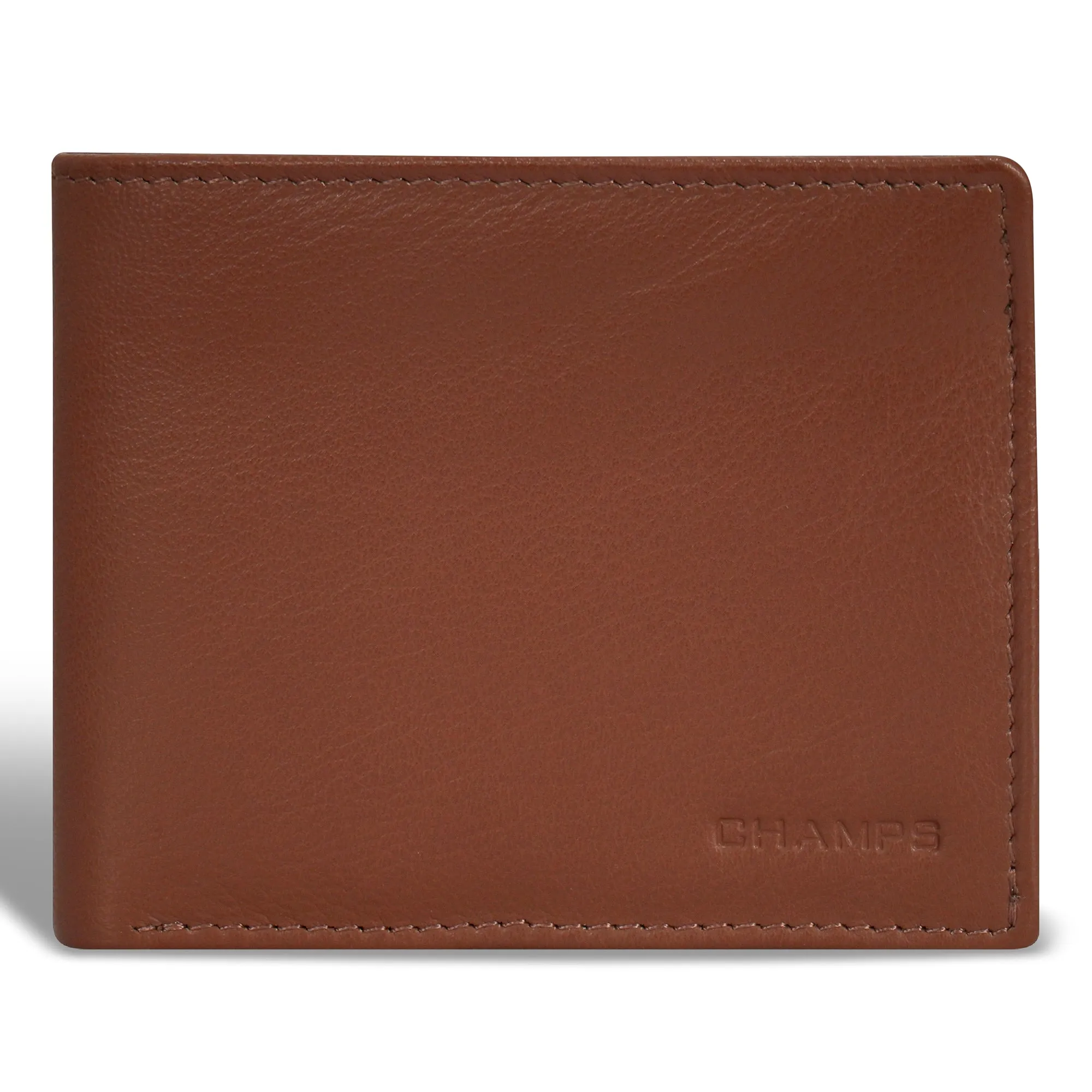 Onyx / Leather Zip Bi-Fold Wallet *Drop Ship*