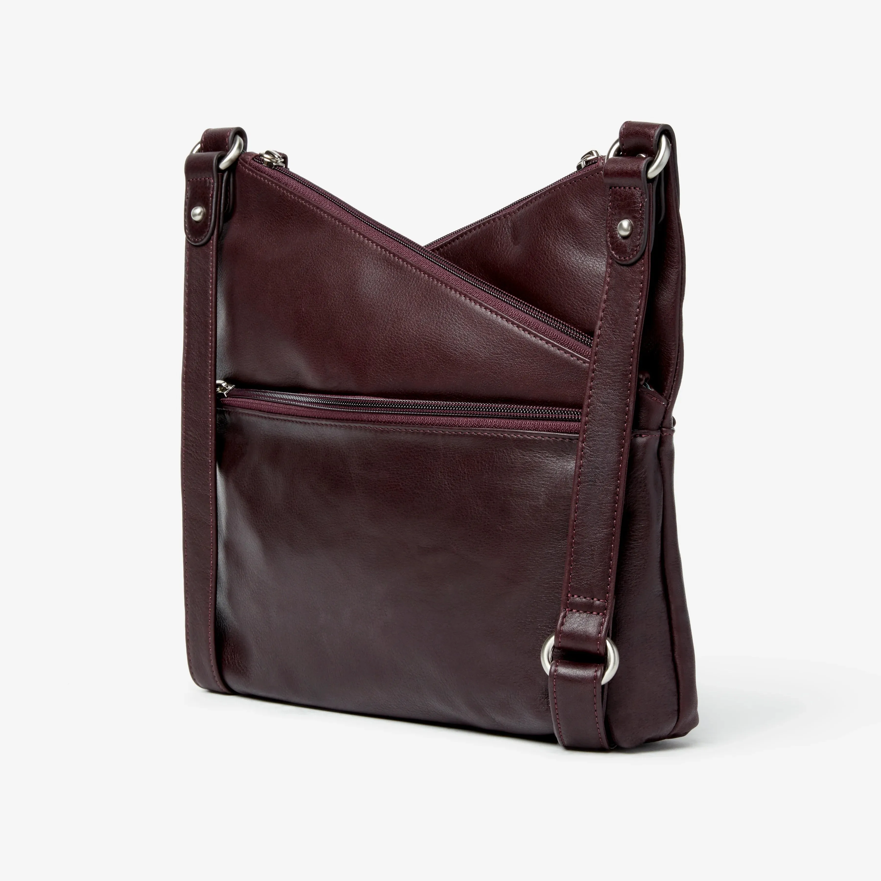 Osgoode Marley Kriss Kross Traveler Leather Crossbody 7004