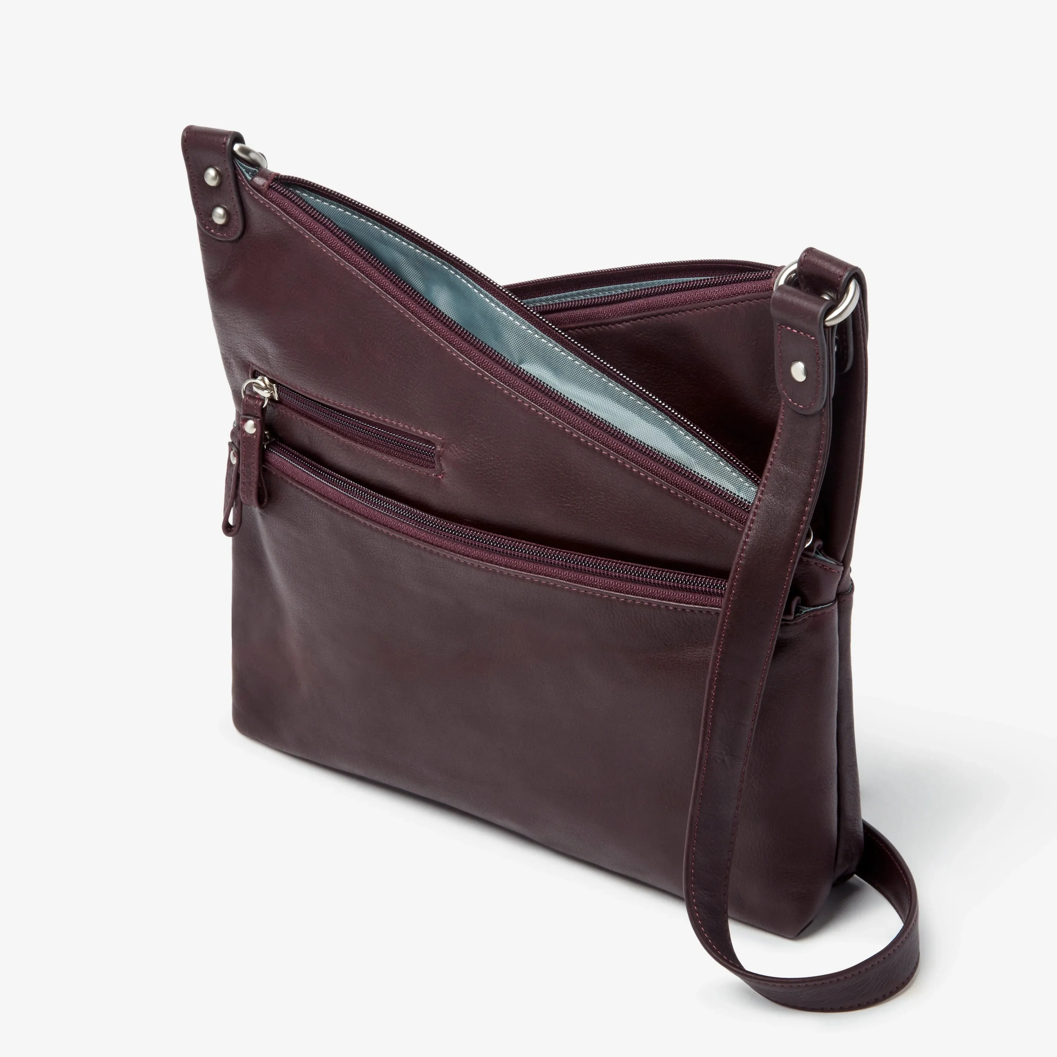 Osgoode Marley Kriss Kross Traveler Leather Crossbody 7004