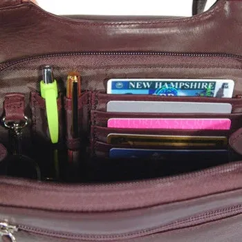 Osgoode Marley Leather RFID Crossbody Organizer Leather Purse 4607