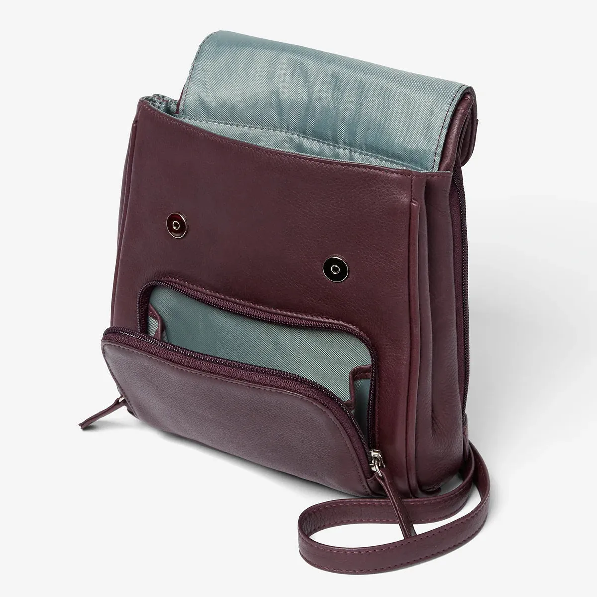 Osgoode Marley Leather RFID Crossbody Organizer Leather Purse 4607