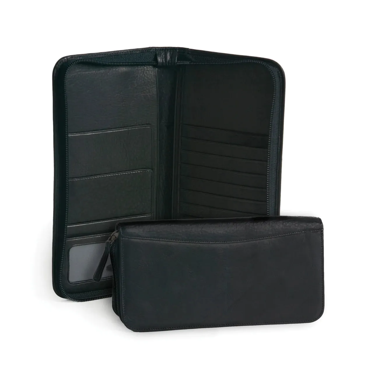 Osgoode Marley Leather RFID Zipper Travel Organizer- 1202