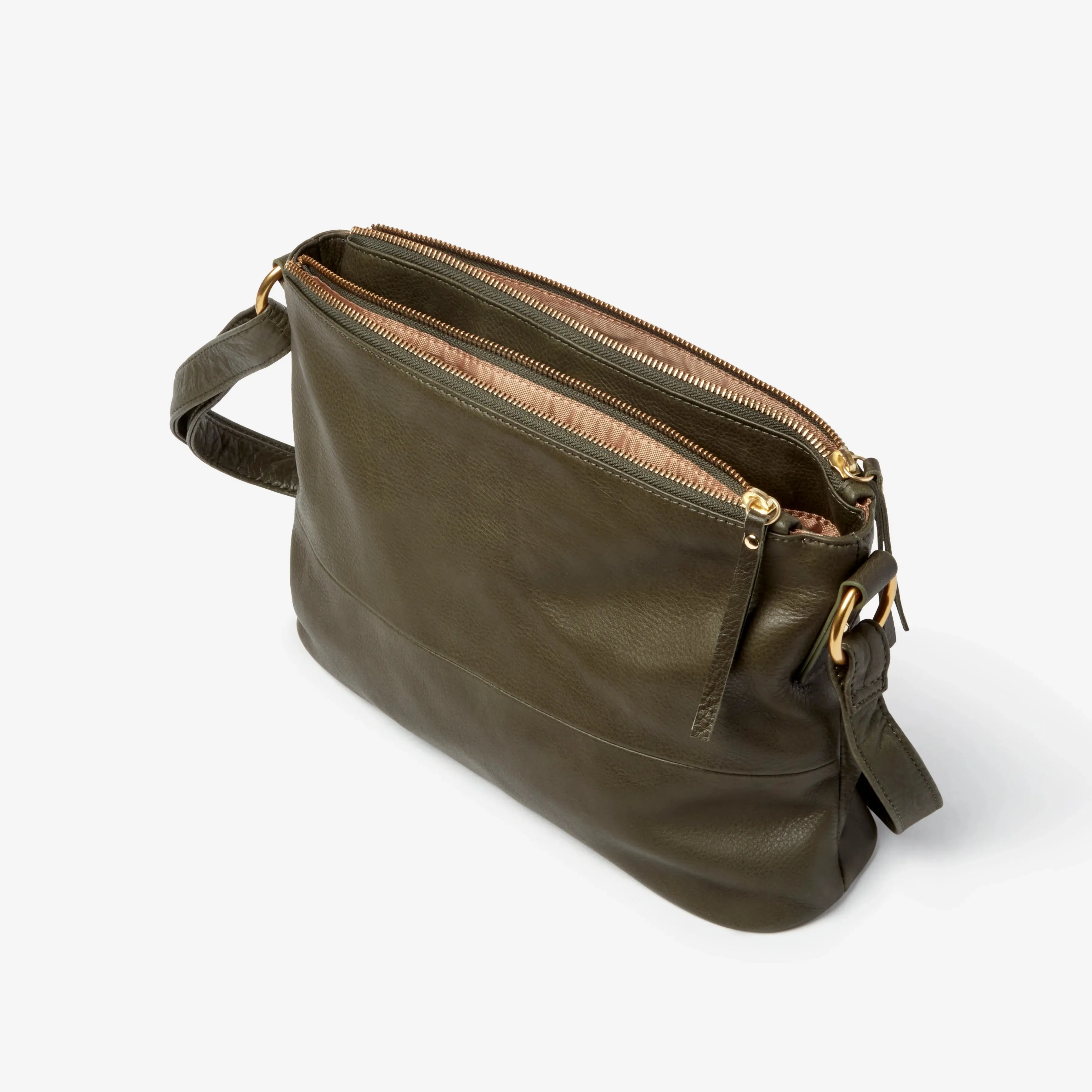 Osgoode Marley Nora Double Zip Crossbody Purse 7031