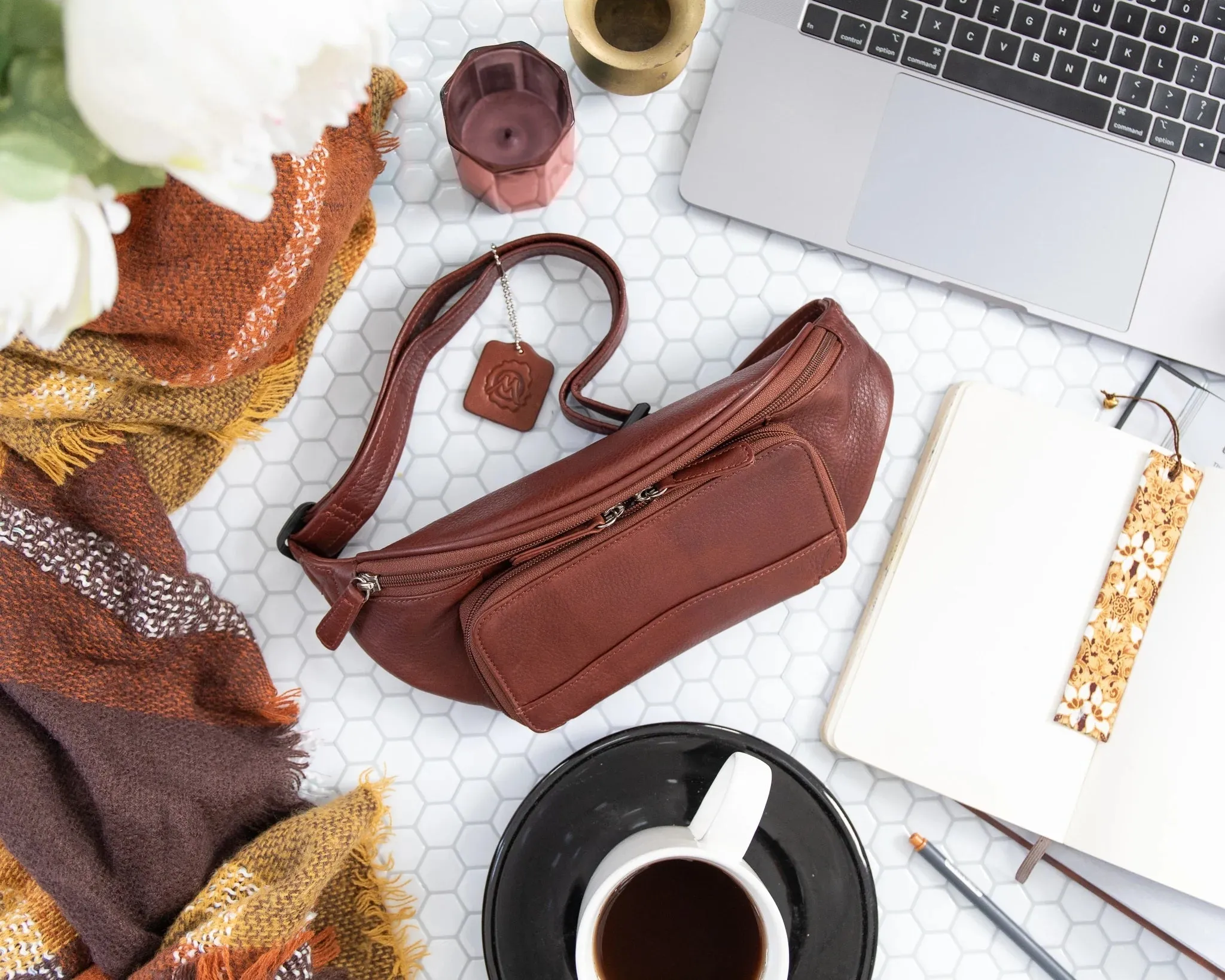 Osgoode Marley RFID Organizer Leather Waistpack 4604