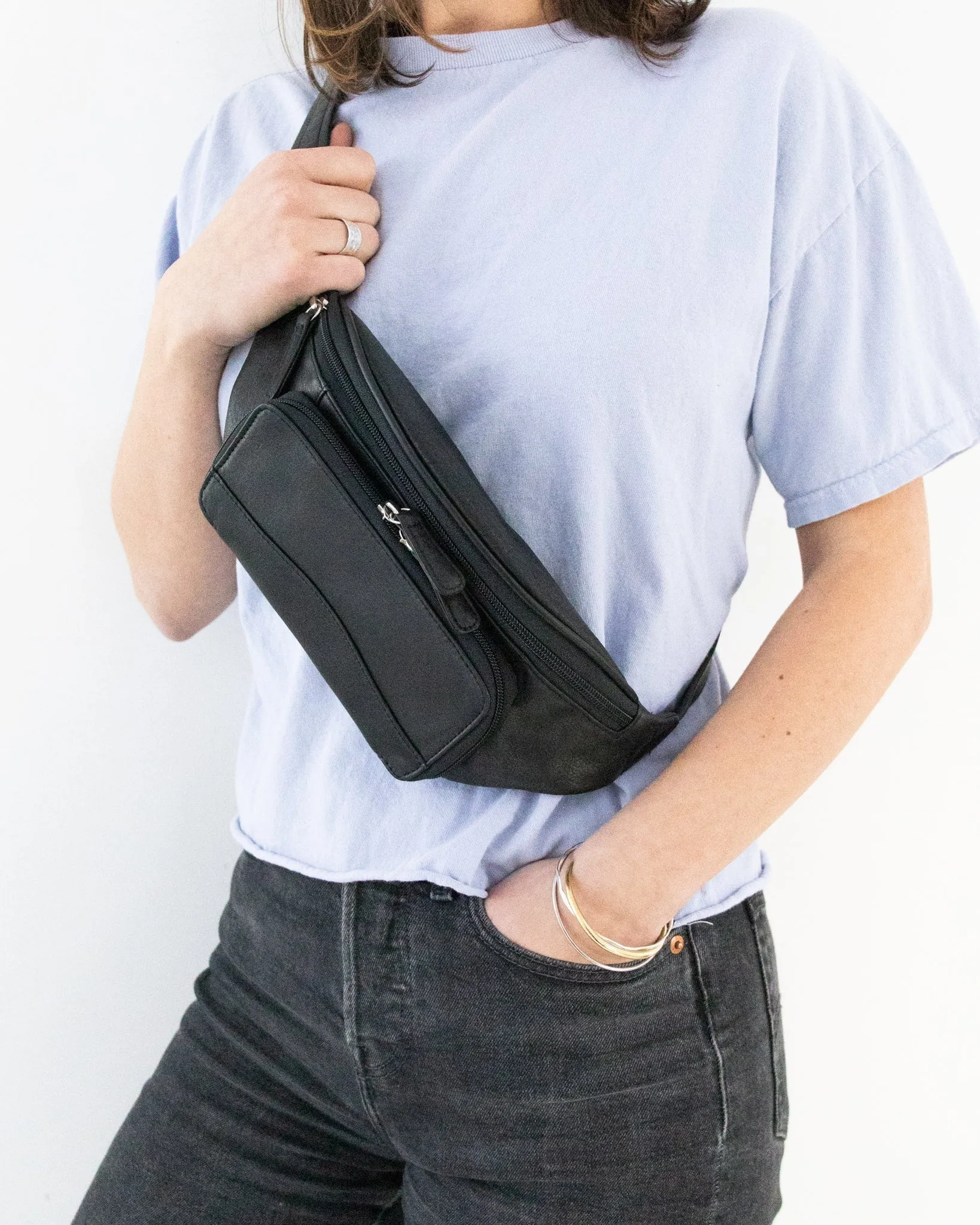 Osgoode Marley RFID Organizer Leather Waistpack 4604