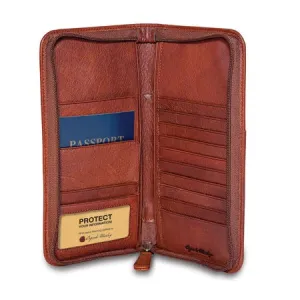 Osgoode Marley Zipper Passport Travel Organizer 1202
