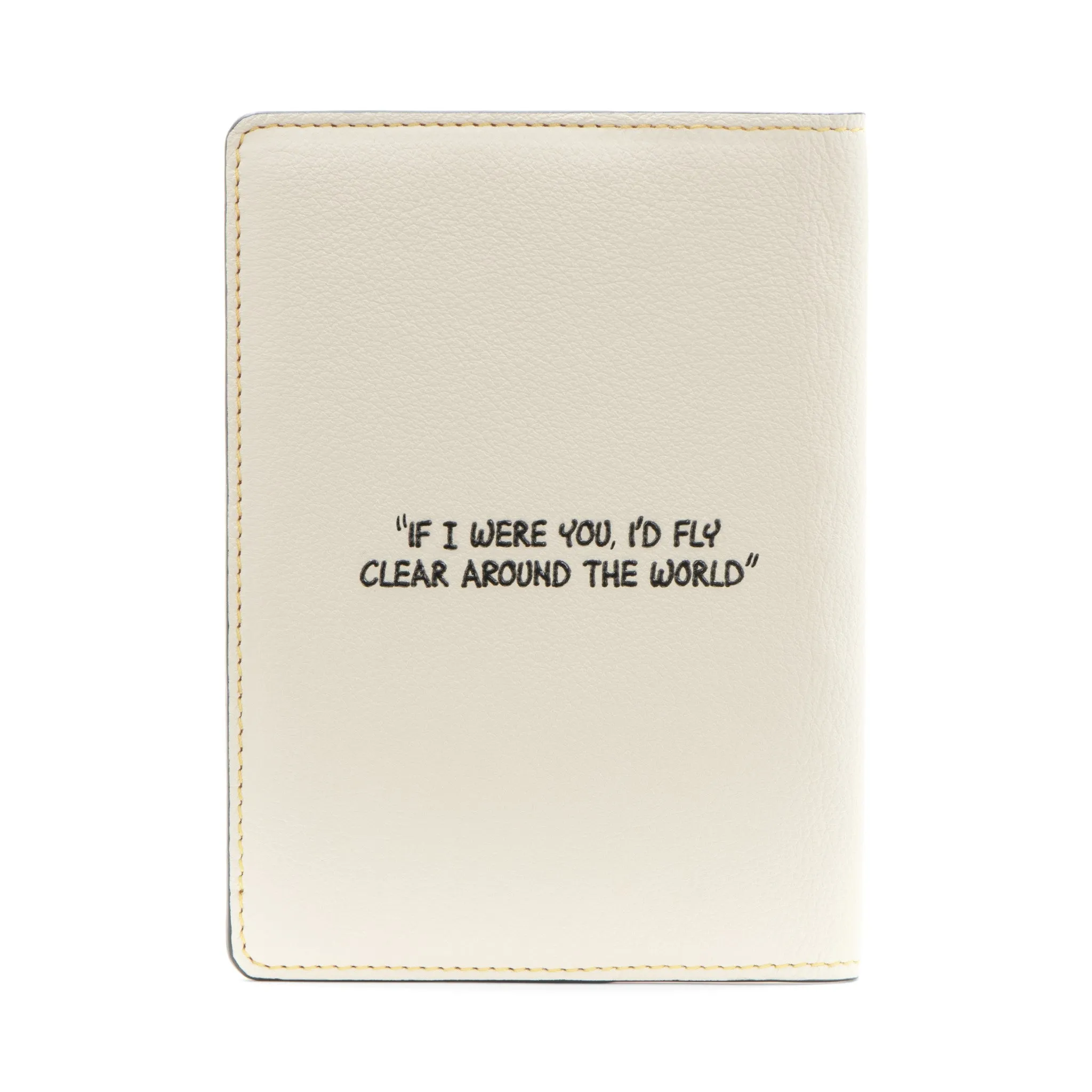 PEANUTS · Passport Sleeve | Ivory/Red