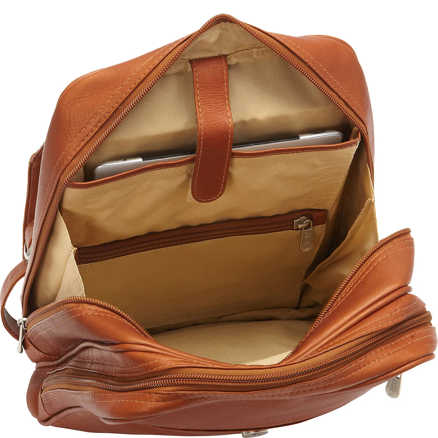 Piel Leather Flap Over Tablet Backpack