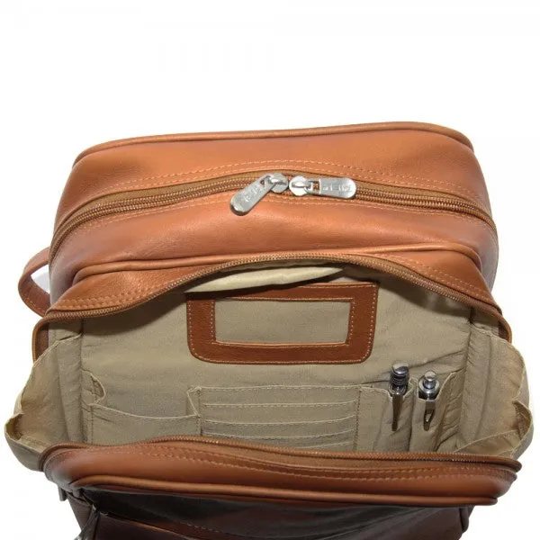 Piel Leather Flap Over Tablet Backpack