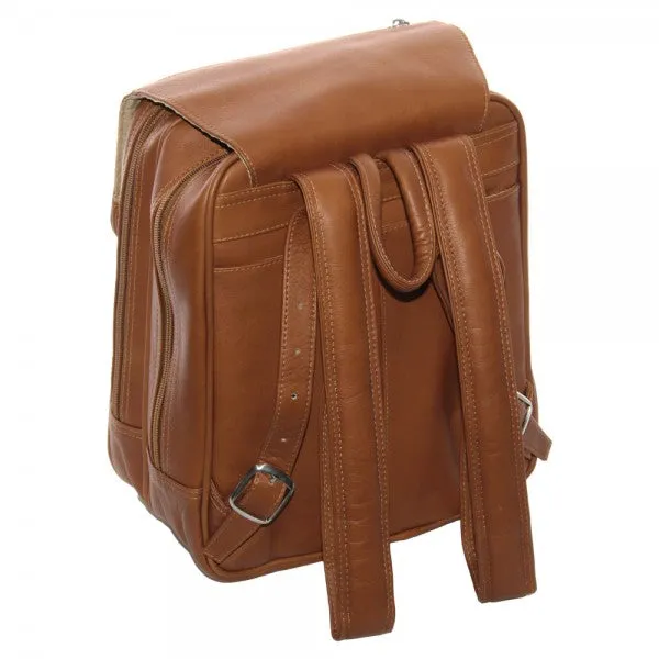 Piel Leather Flap Over Tablet Backpack
