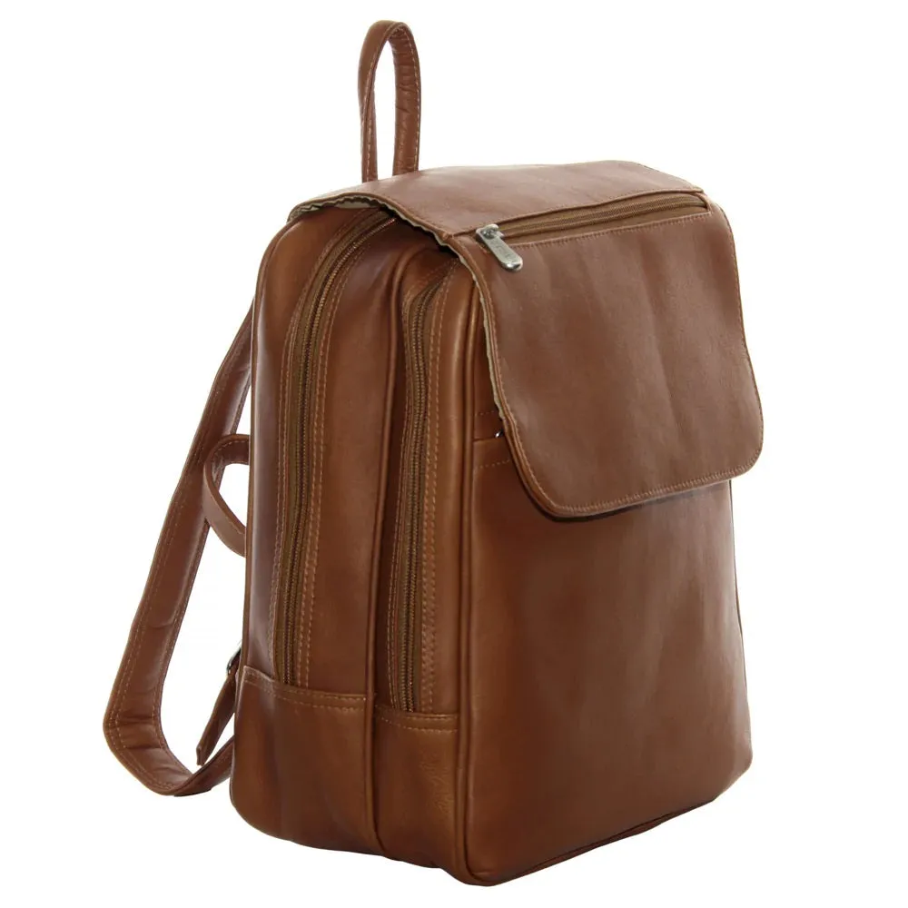 Piel Leather Flap Over Tablet Backpack