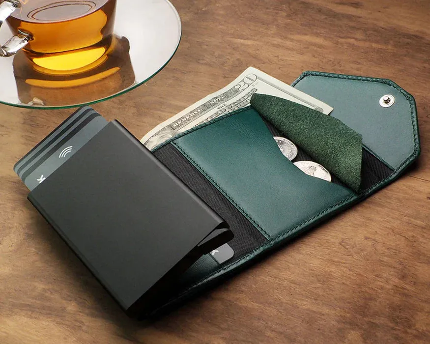 Retro 51 Pularys - RAVEN RFID Wallet | Green
