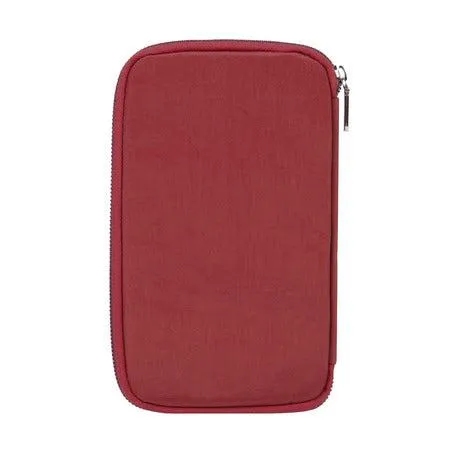 RFID Blocking Family Passport Zip Wallet