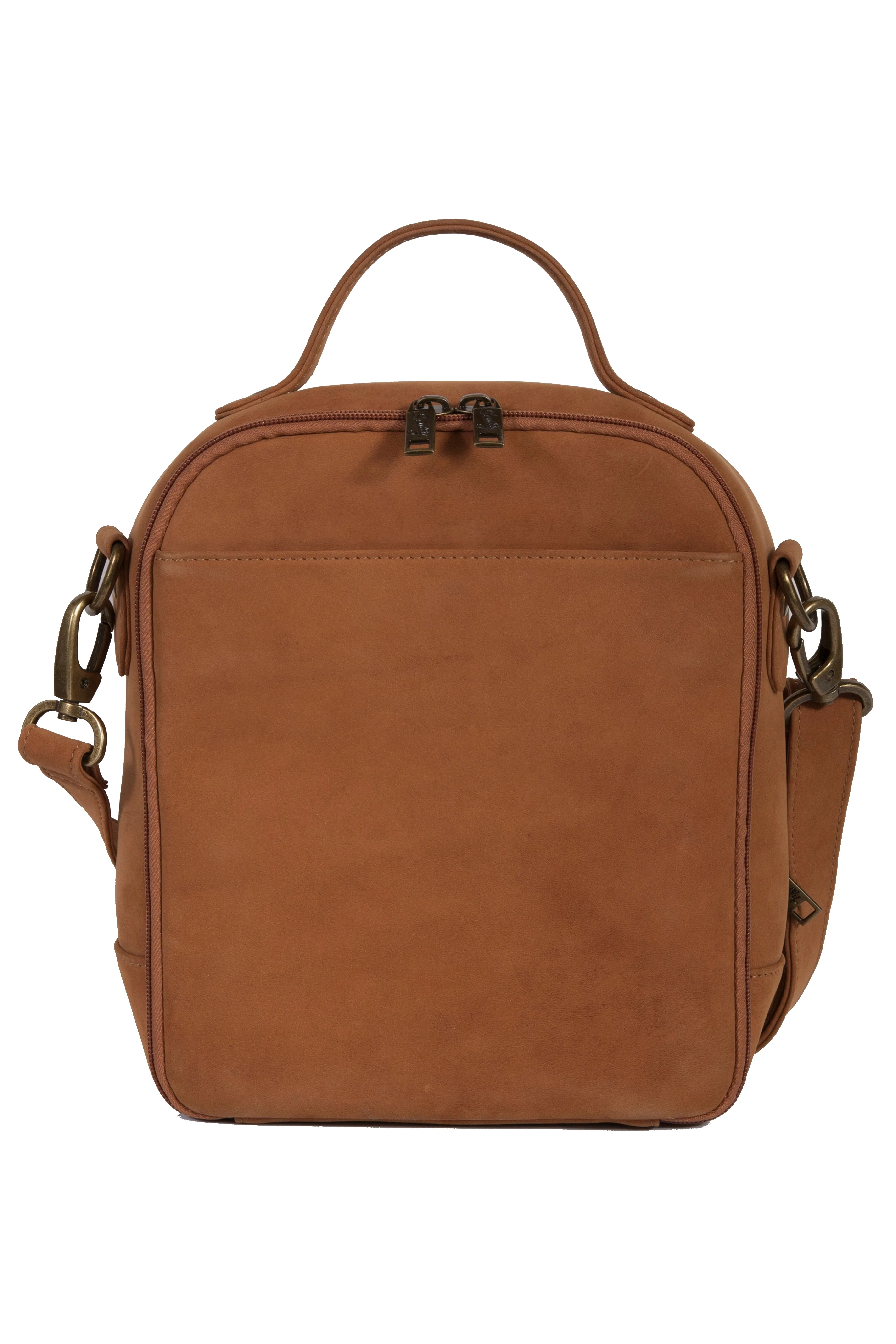 Scully Sierra Collection Leather Travel Tote Brown