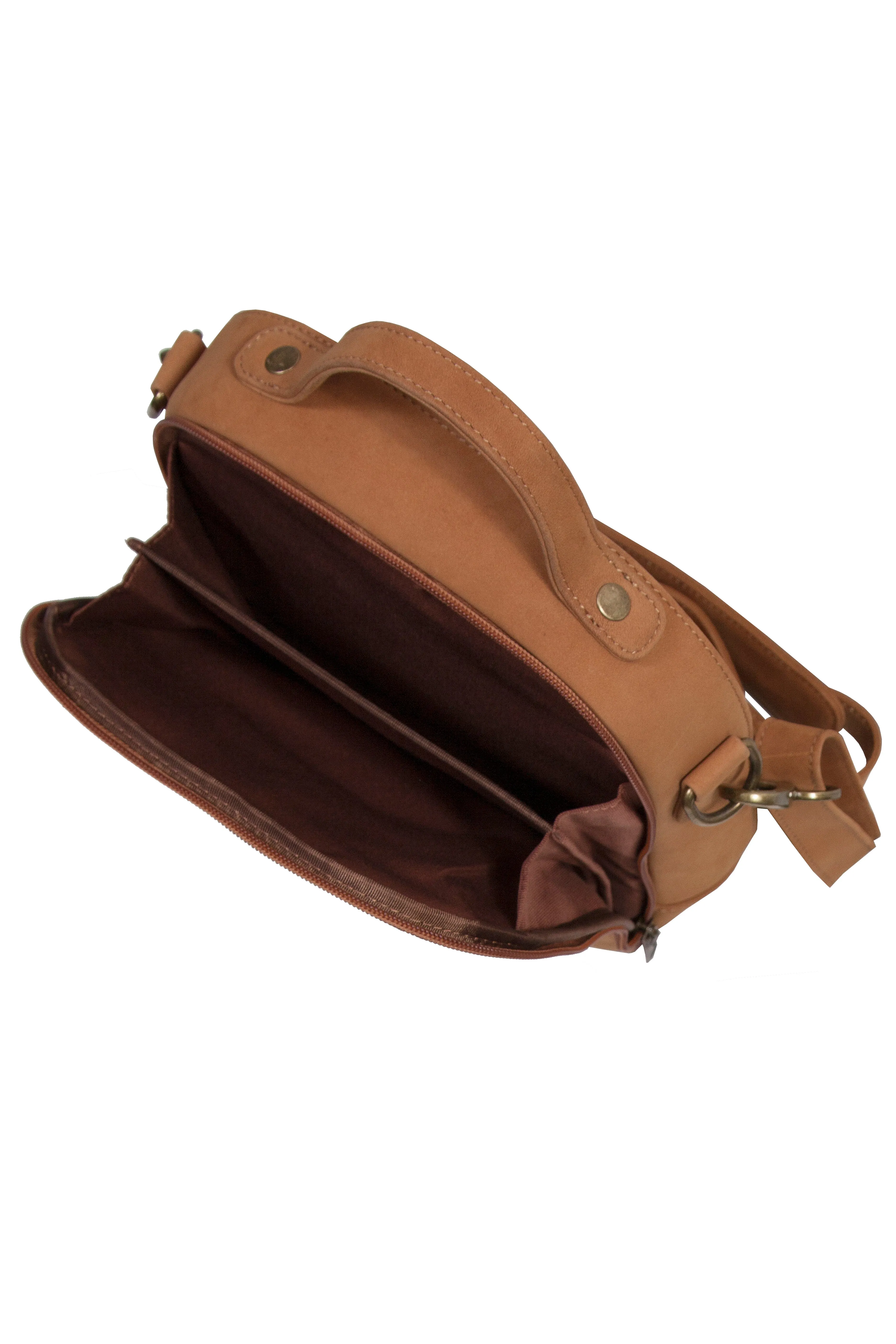 Scully Sierra Collection Leather Travel Tote Brown