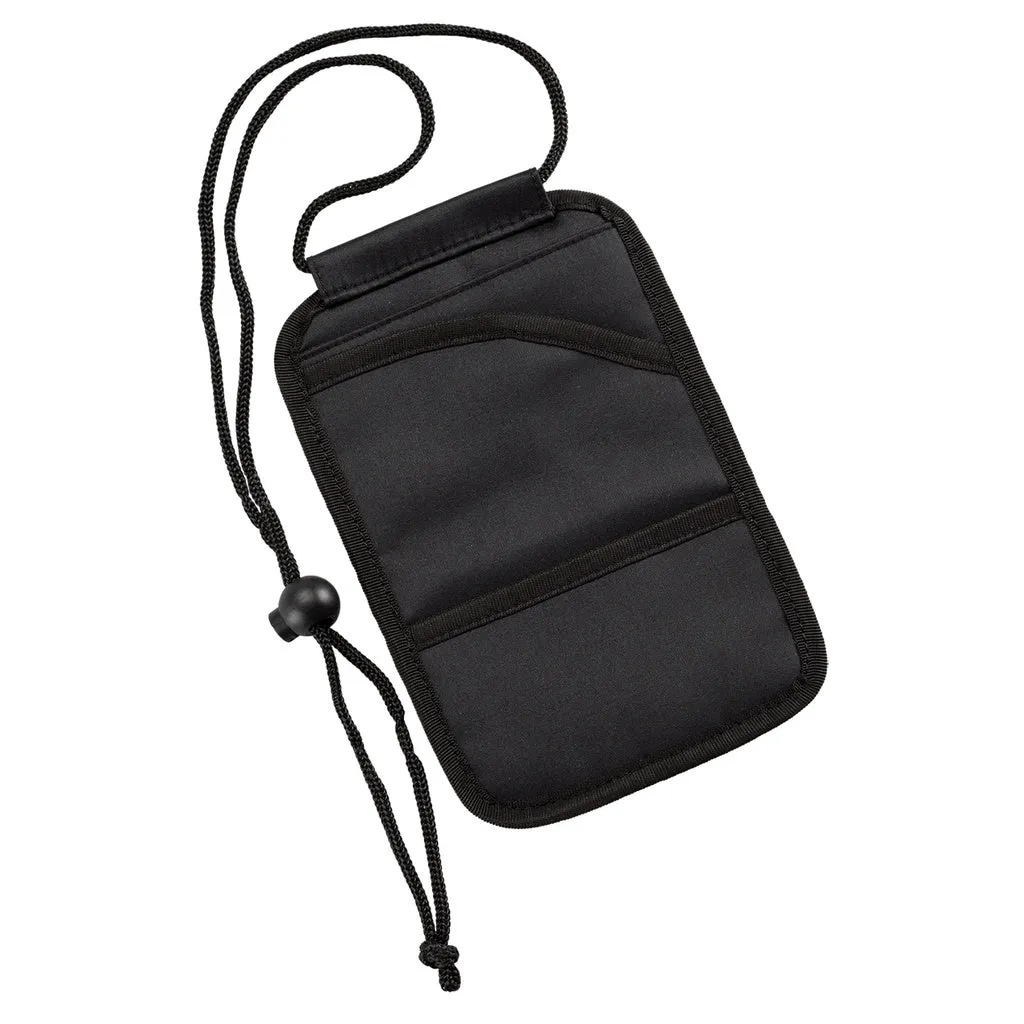 Smooth Trip RFID Blocking Boarding Pass Holder Neck Pouch Wallet