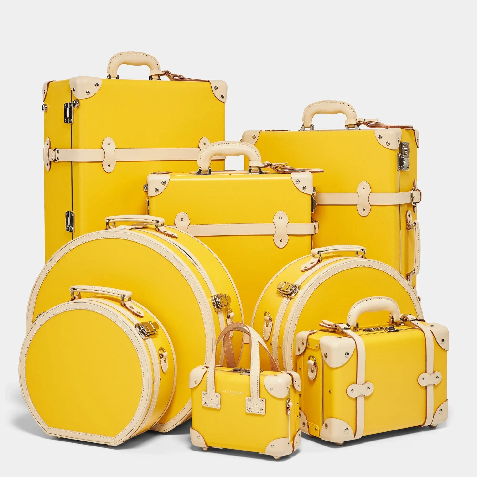 The Correspondent - Canary Yellow Hatbox Large