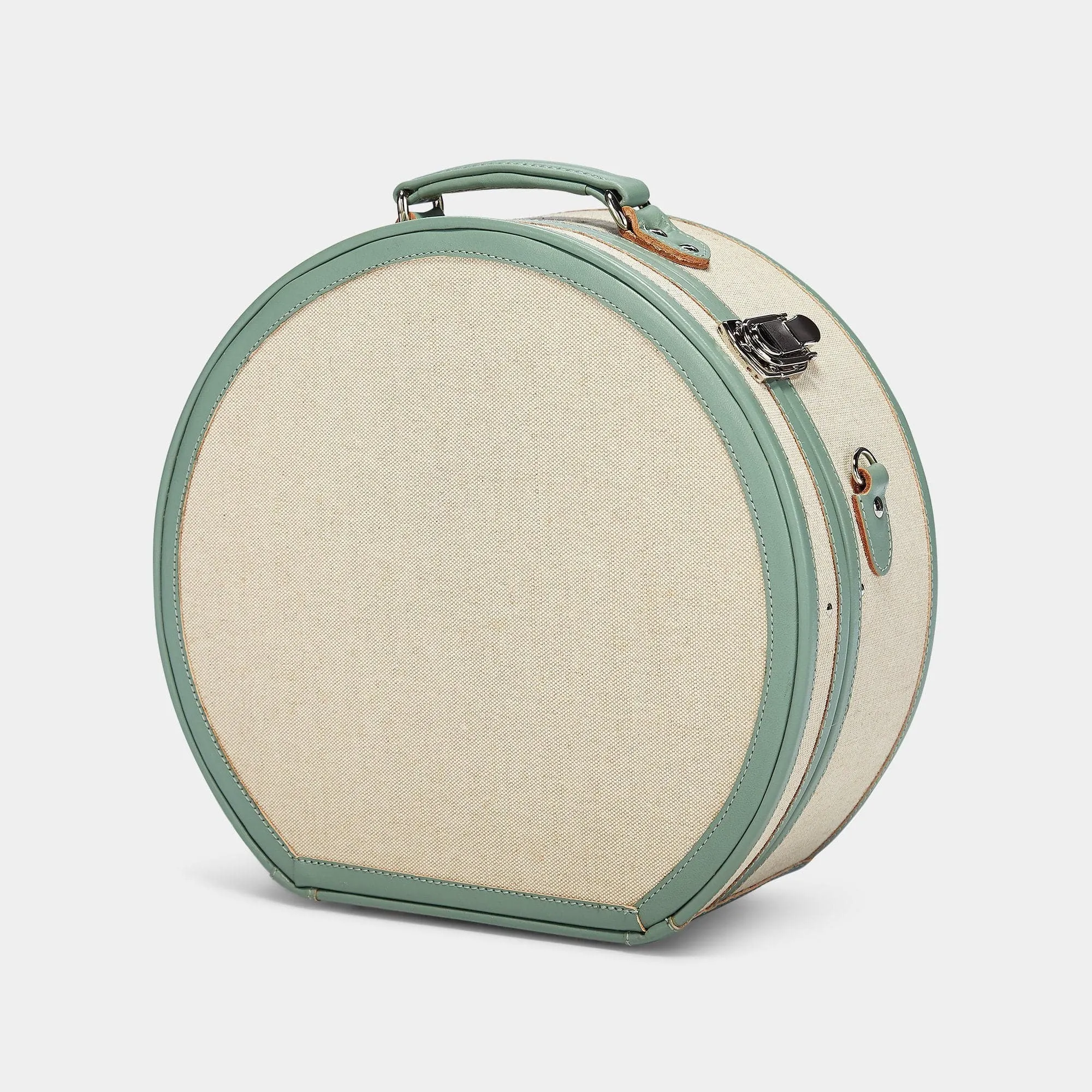 The Editor - Sea Green Hatbox Large