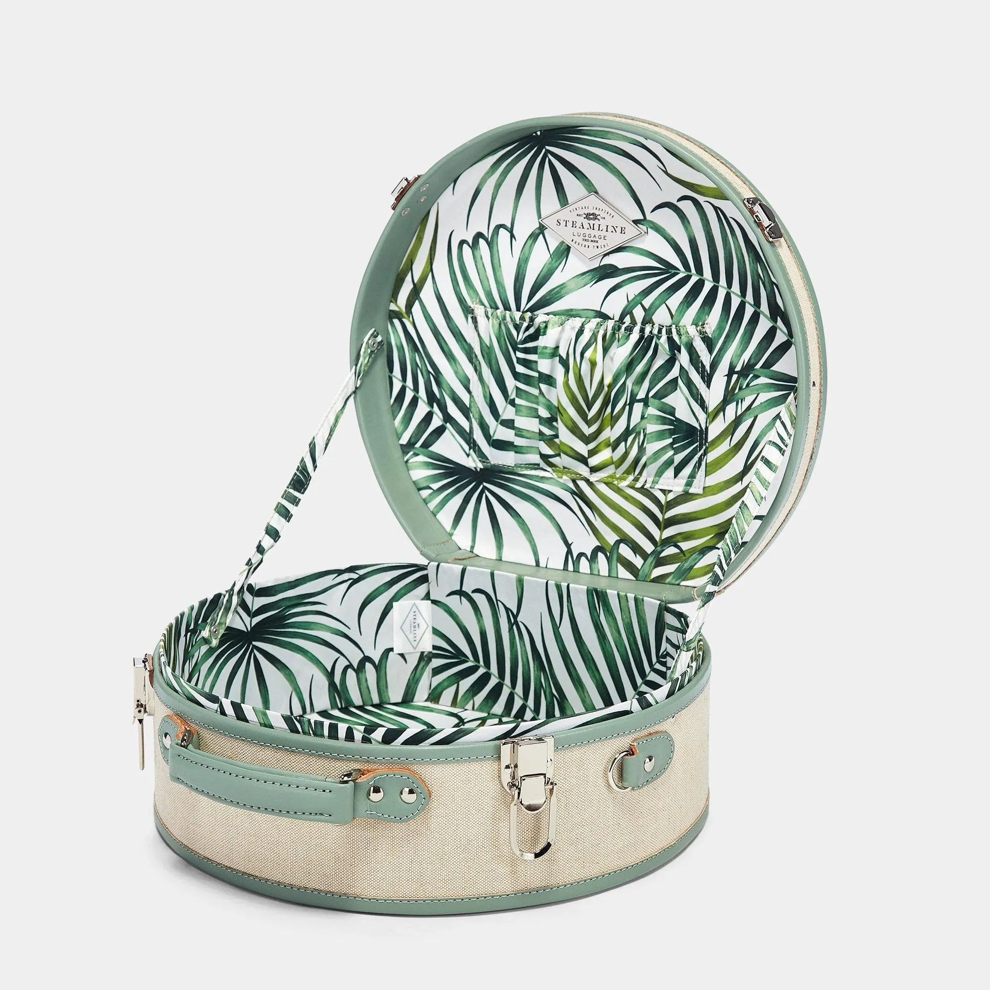 The Editor - Sea Green Hatbox Large