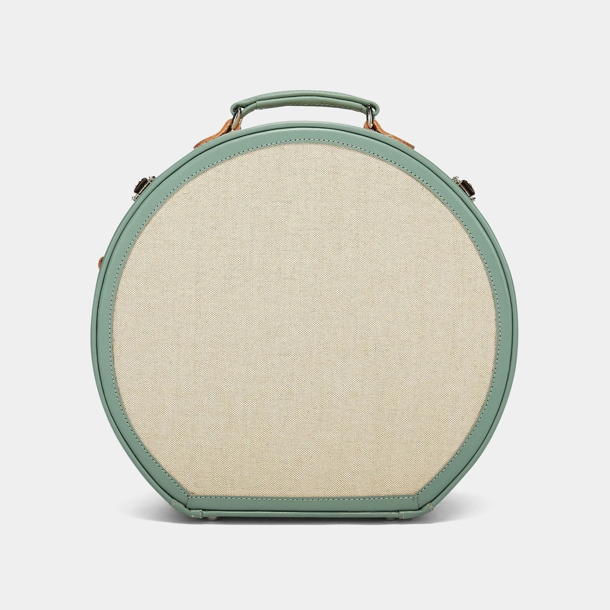 The Editor - Sea Green Hatbox Large