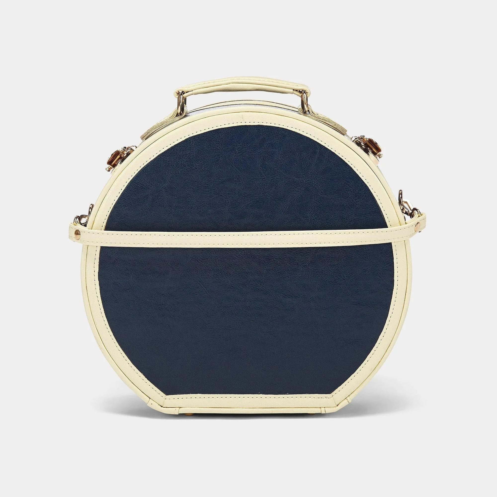 The Entrepreneur - Navy Hatbox Small