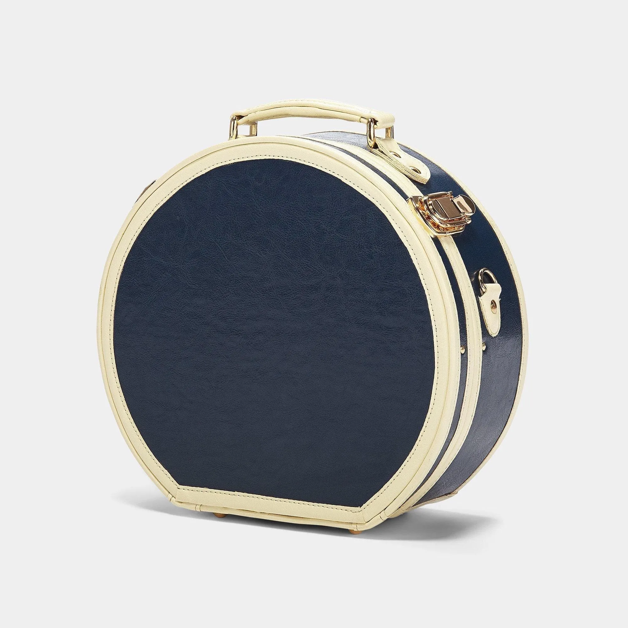 The Entrepreneur - Navy Hatbox Small