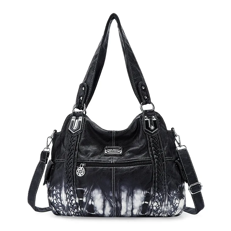 tie-dye retro spacious wandering bag
