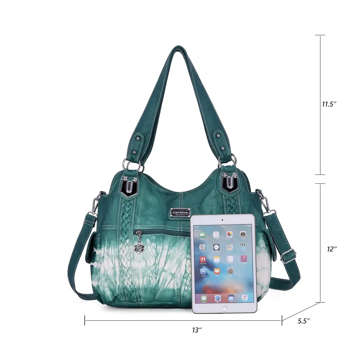 tie-dye retro spacious wandering bag