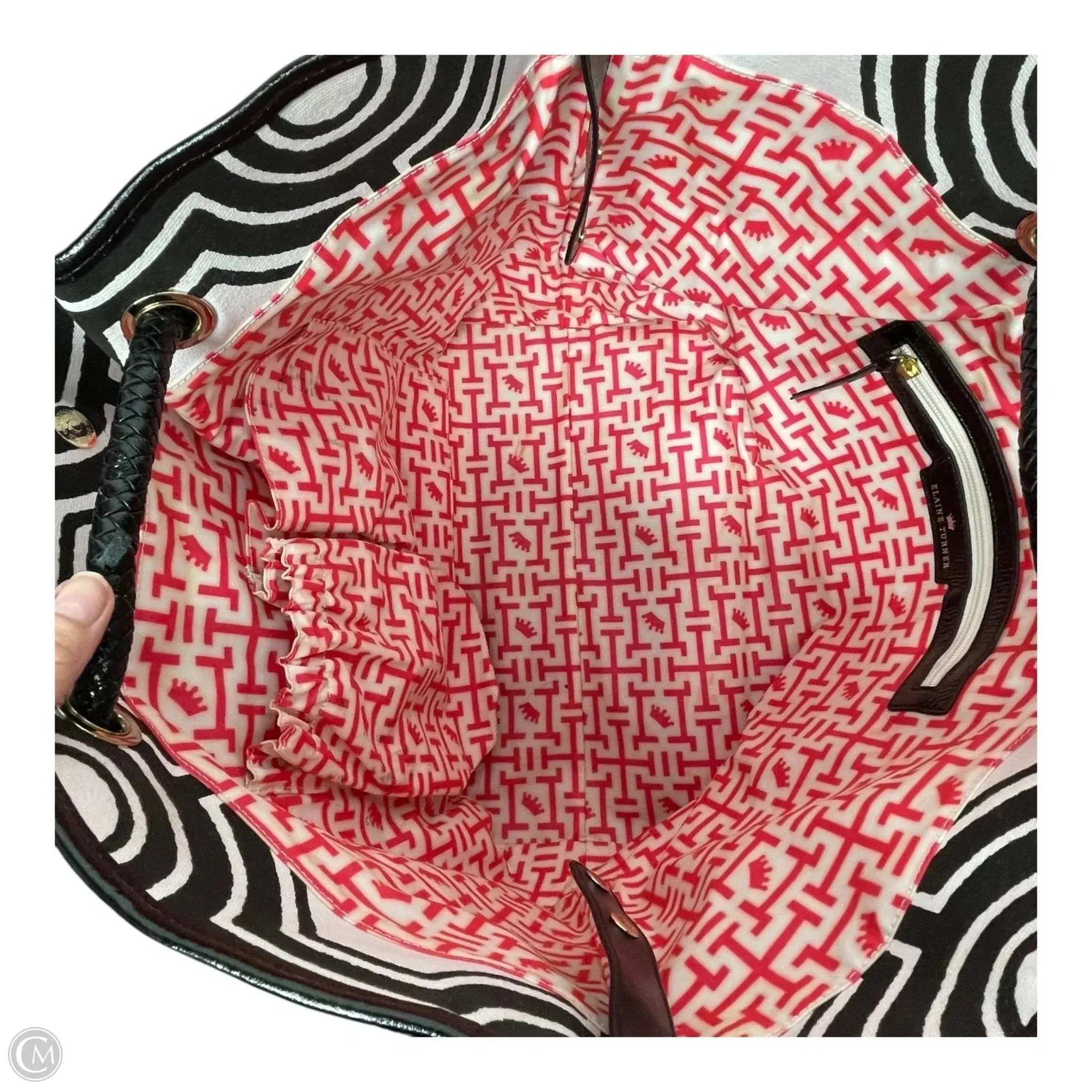 Tote By ELAINE TURNER, Size: Large