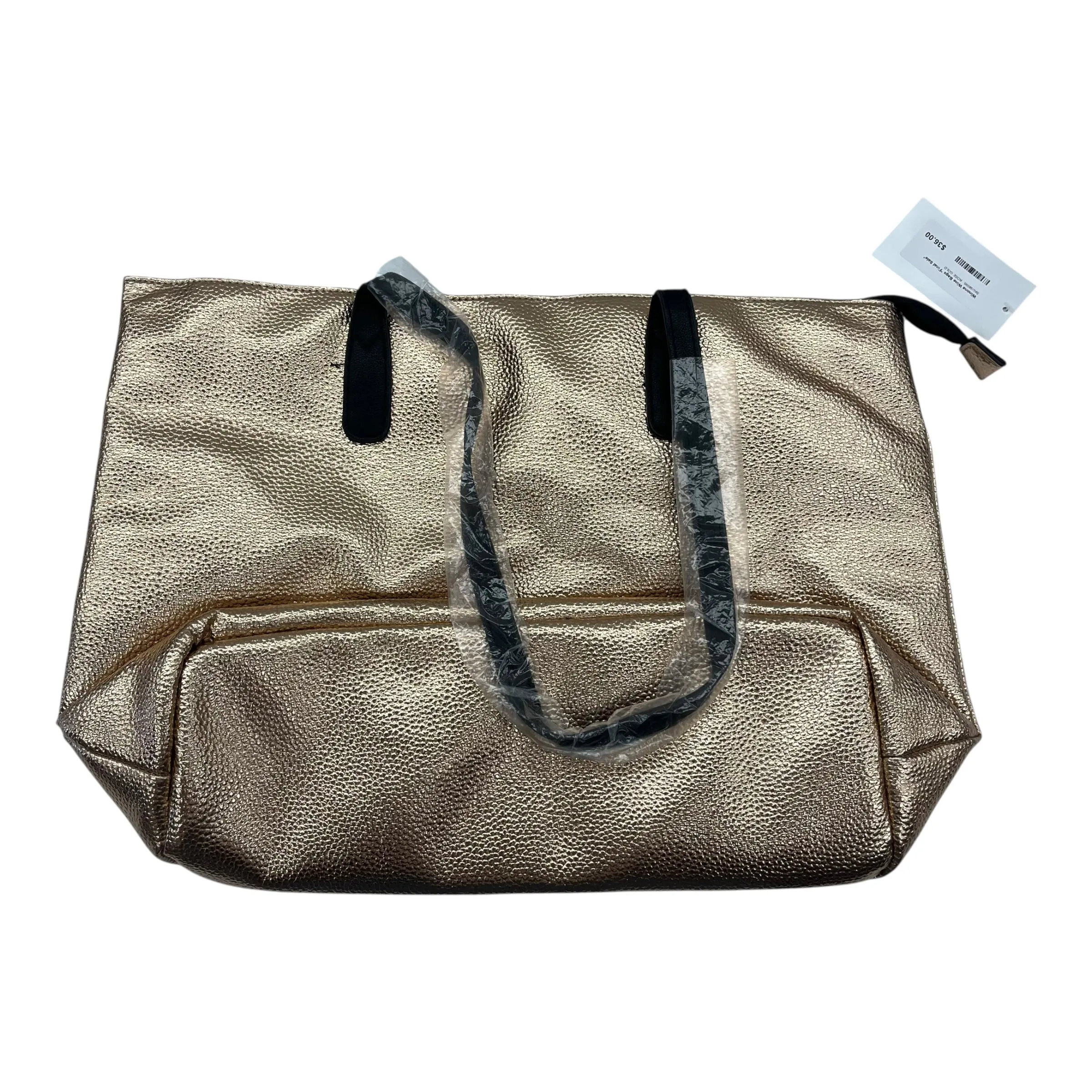 Tote By Eye Candy In Gold, Size:Large