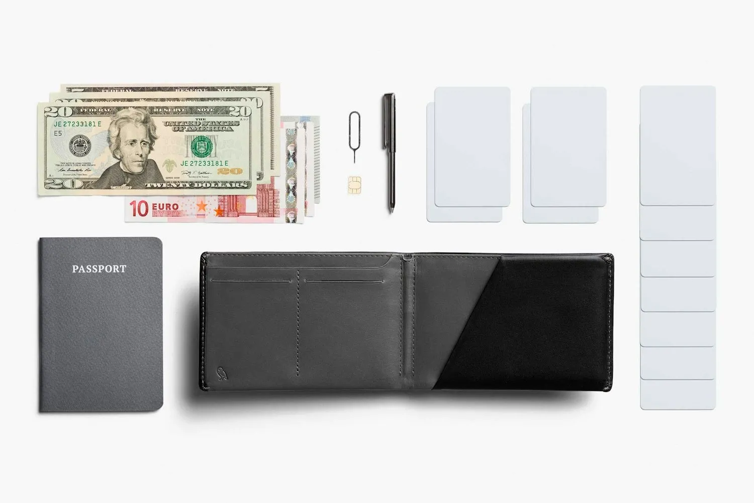 Travel Wallet - Black