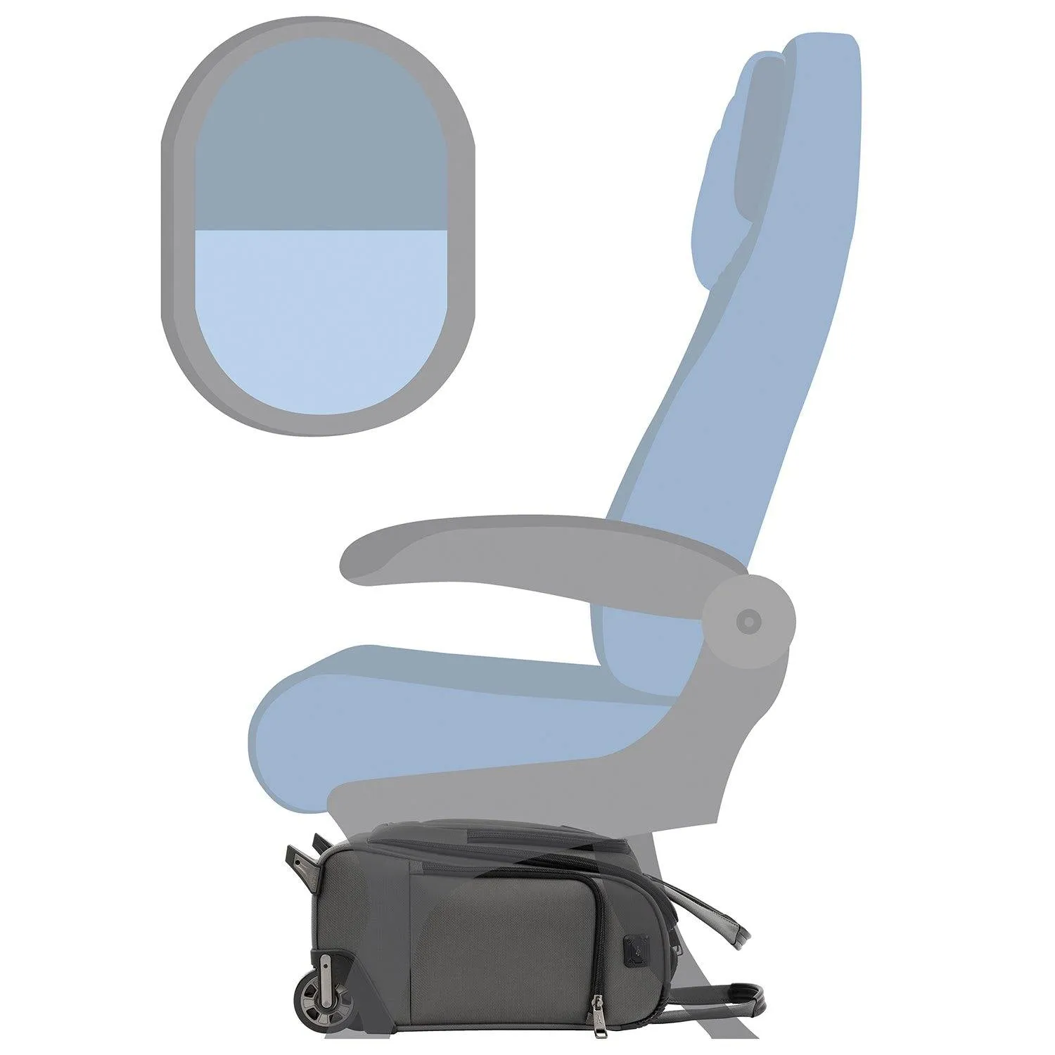 TravelPro Crew Versapack Rolling UnderSeat Carry-On