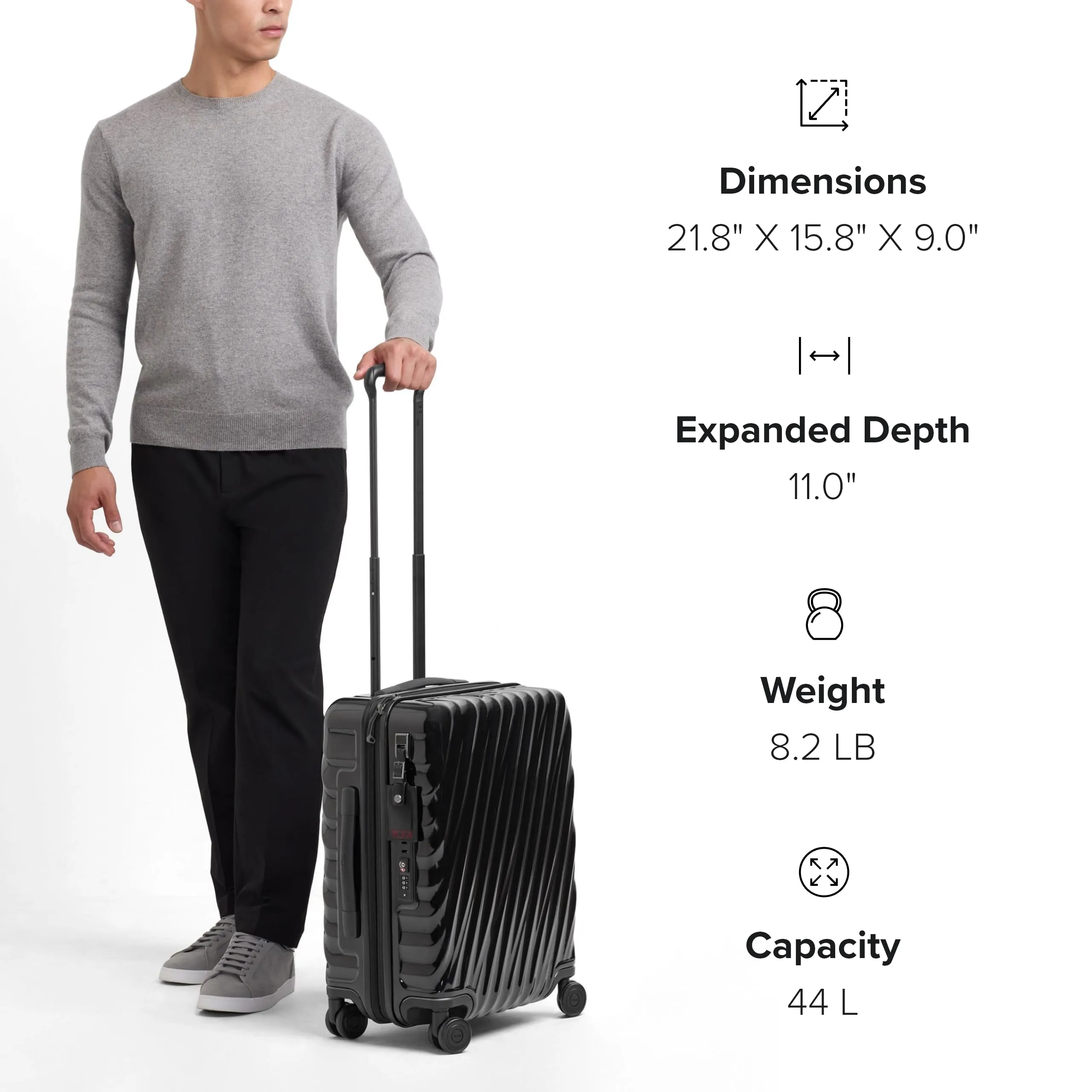 Tumi 19 Degree Continental Expandable 4-Wheel Carry-On