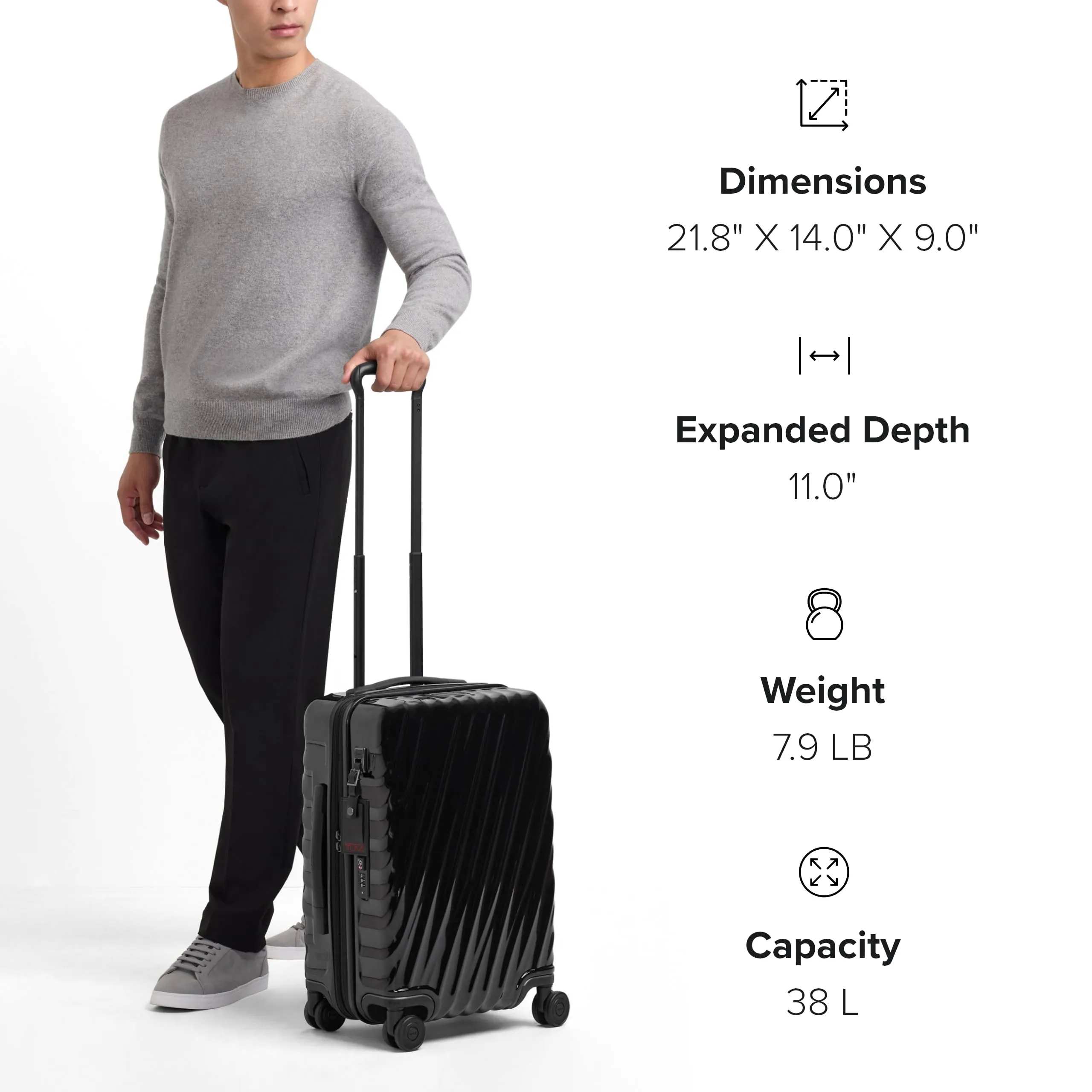 Tumi 19 Degree International Expandable 4-Wheel Carry-On