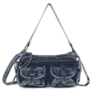 Vintage Cowboy-Inspired hobo tote Bag – Worn-In Texture, Modern Edge purses