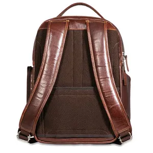 Voyager Mid-size Tech Backpack - Brown