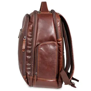 Voyager Mid-size Tech Backpack - Brown