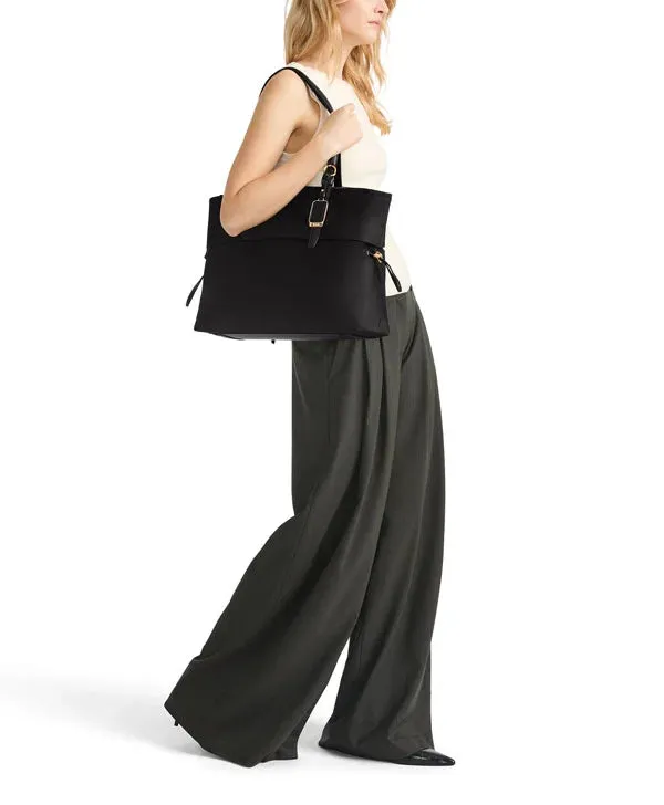 Voyageur Cam Large Tote - Black/Gunmetal