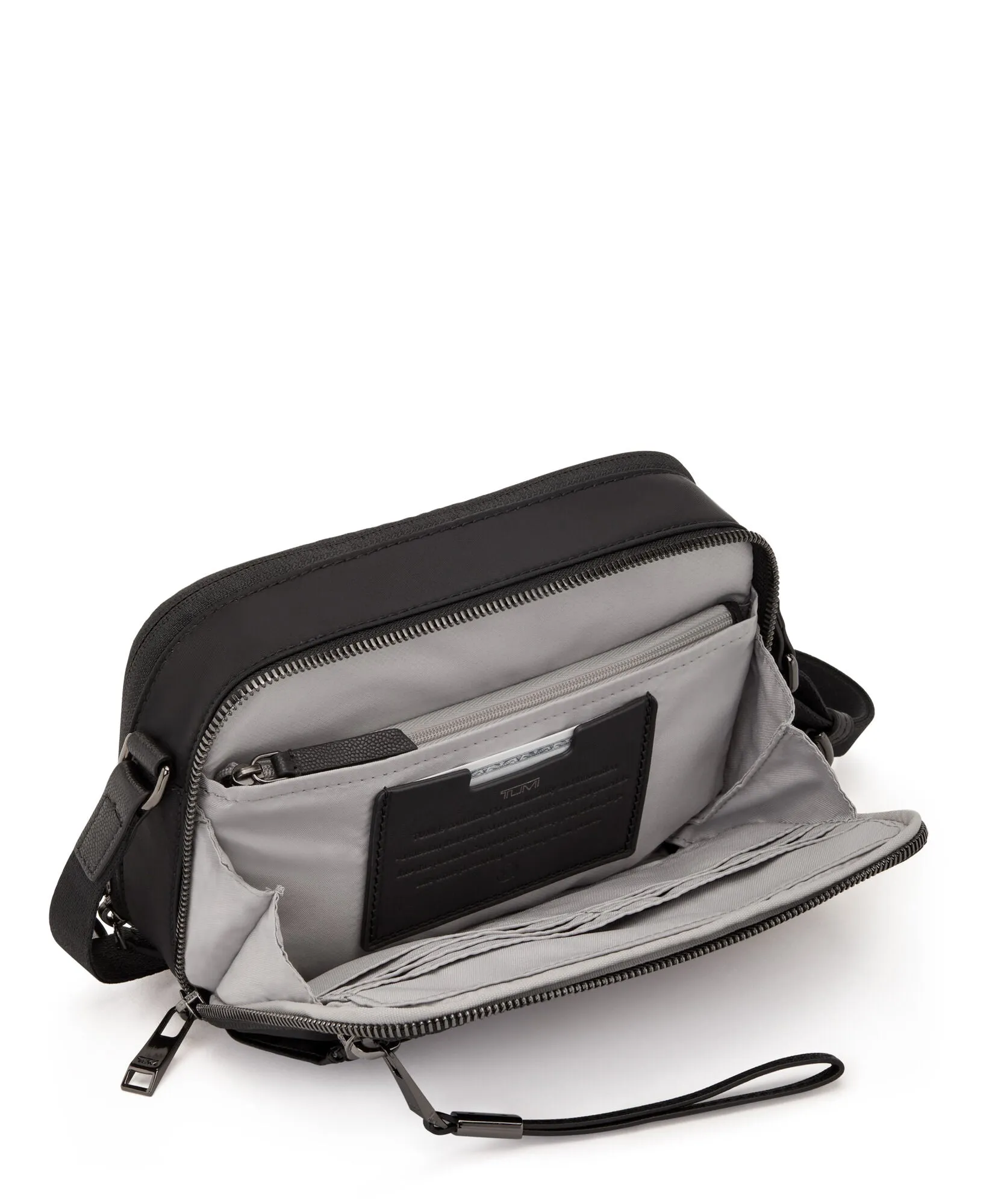 Voyageur Langley Crossbody - Black/Gunmetal