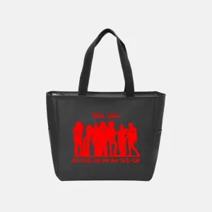 Warriors Zip Tote Bags
