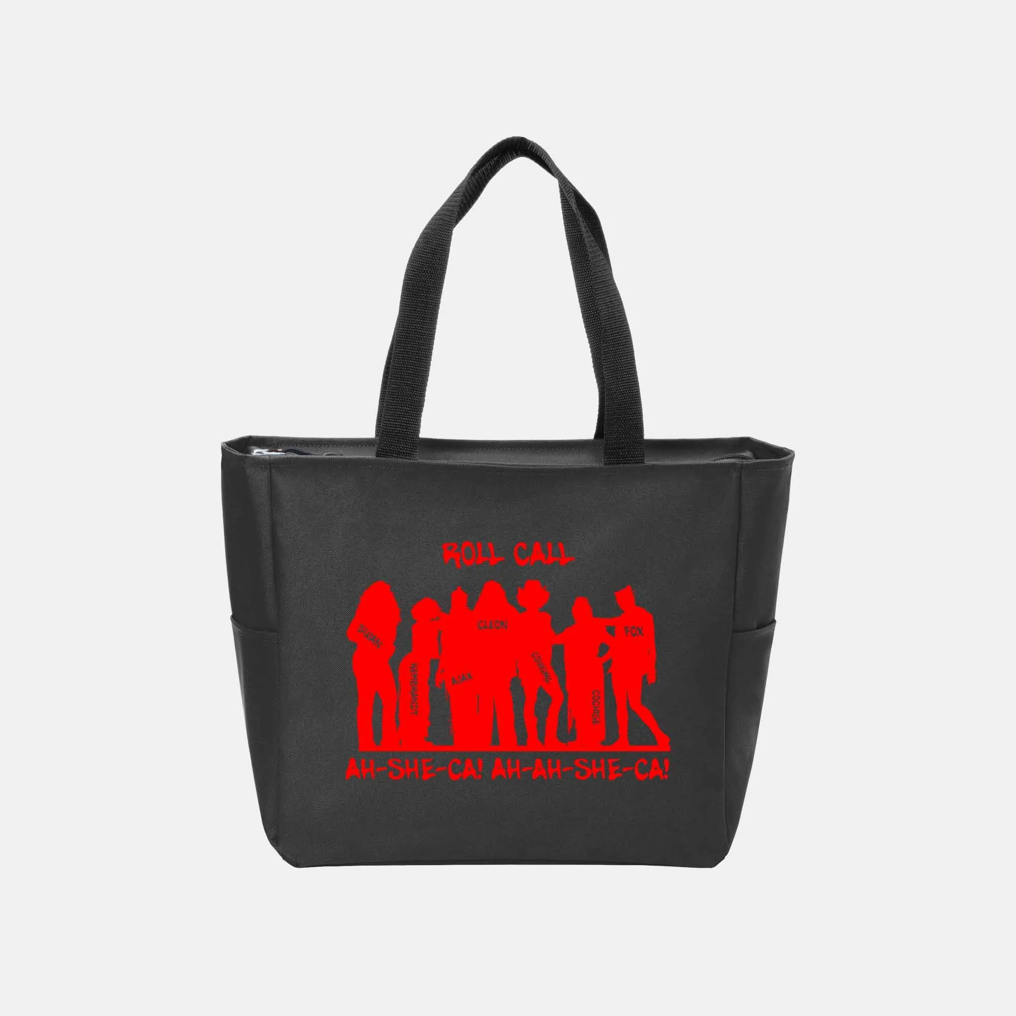 Warriors Zip Tote Bags