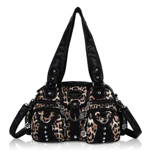 Washed Desigher Handbag For Women with Multi pockets