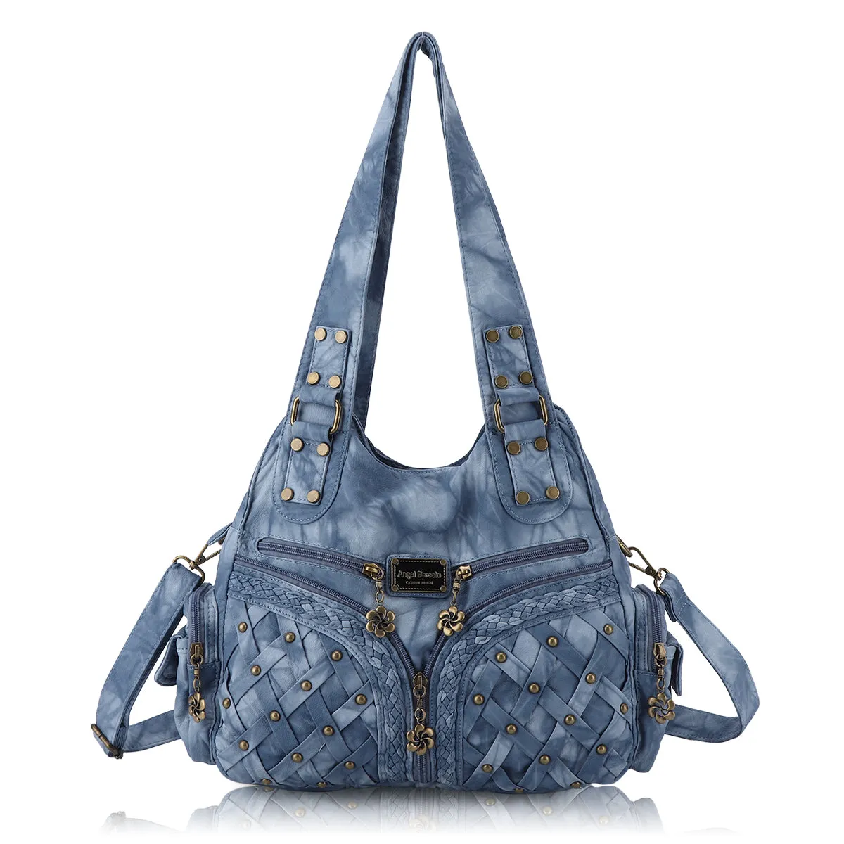 Women shoulder Handbag of High Quality Washed PU Leather