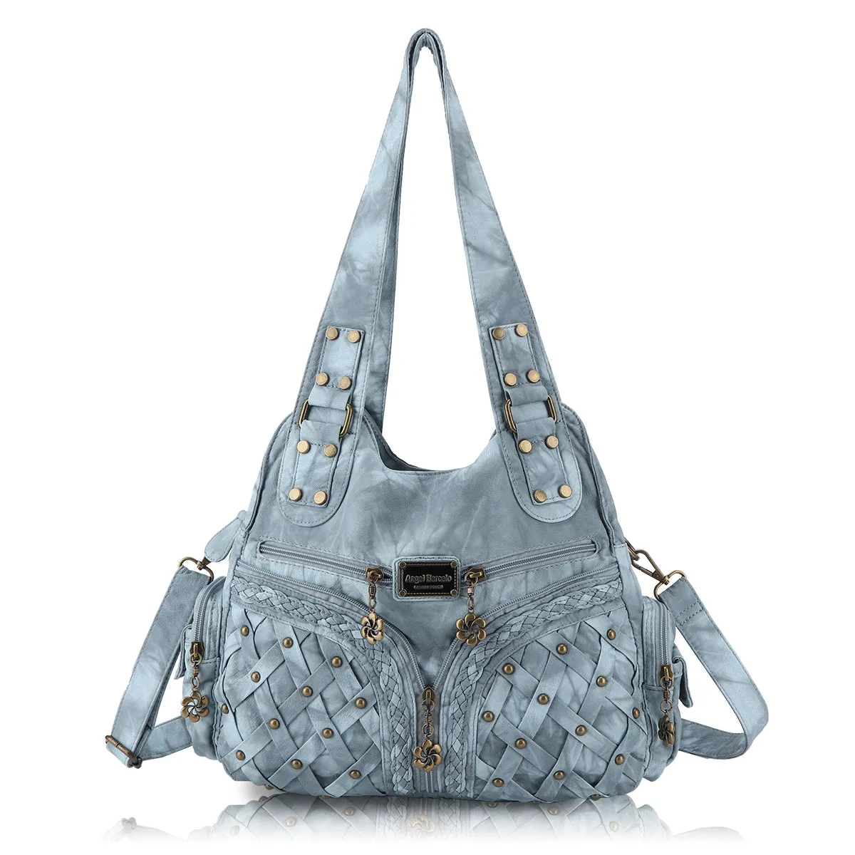 Women shoulder Handbag of High Quality Washed PU Leather